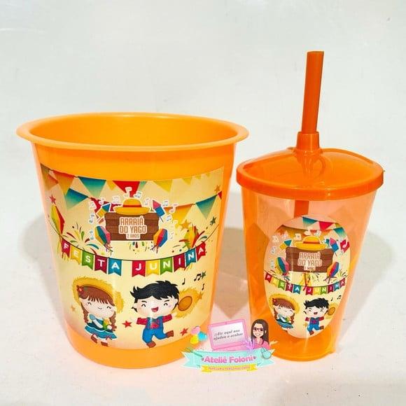 Kit Cineminha na Caixa com Alça Festa Junina