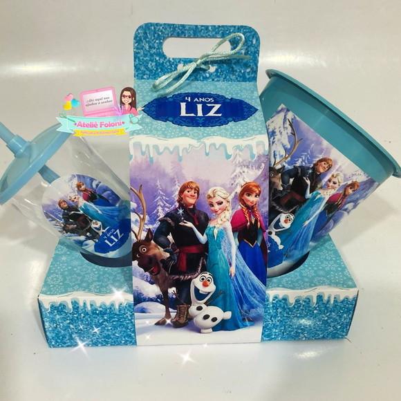 Kit Cineminha na Caixa com Alça Frozen 1