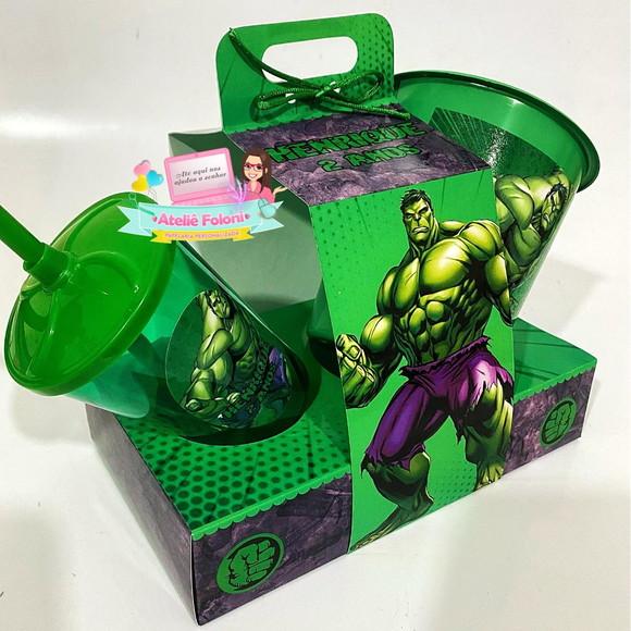 Kit Cineminha na Caixa com Alça Hulk