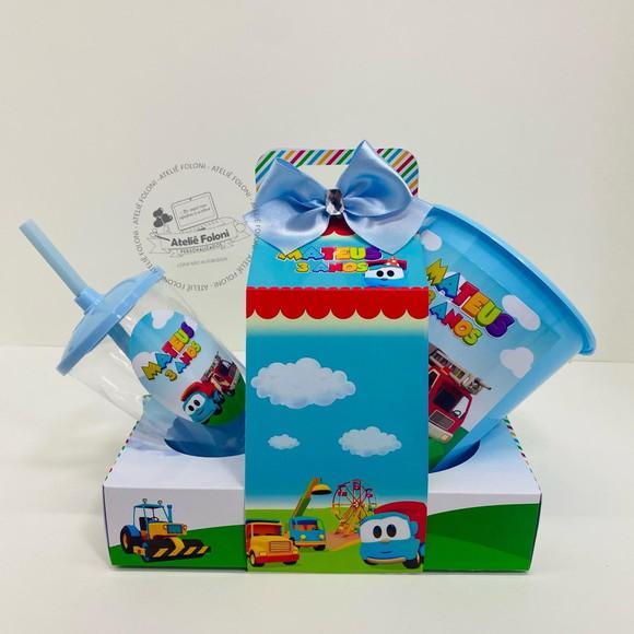 Kit Cineminha na Caixa com Alça Léo o Caminhão