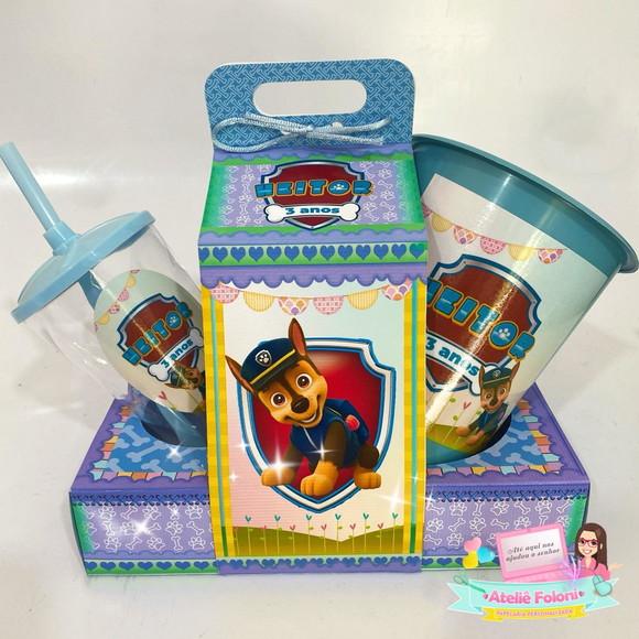 Kit Cineminha na Caixa com Alça Patrulha Canina