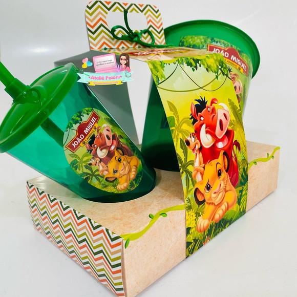 Kit Cineminha na Caixa com Alça Rei Leão