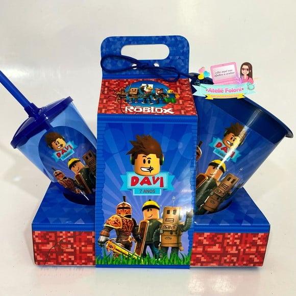 Kit Cineminha na Caixa com Alça Roblox