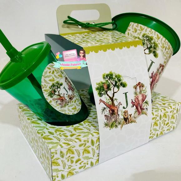 Kit Cineminha na Caixa com Alça Safari Selva