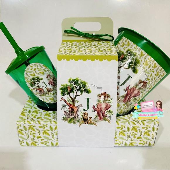 Kit Cineminha na Caixa com Alça Safari Selva