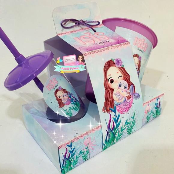 Kit Cineminha na Caixa com Alça Sereia