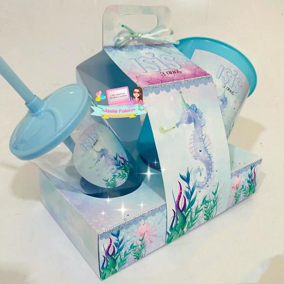 Kit Cineminha na Caixa com Alça Sereia