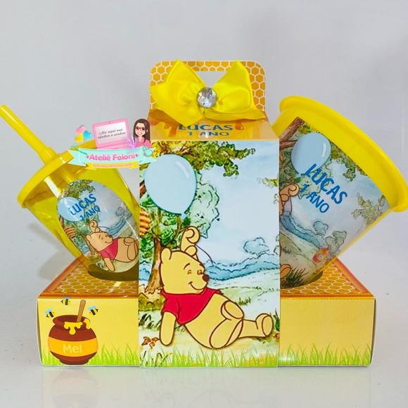 Kit Cineminha na Caixa com Alça Ursinho Pooh
