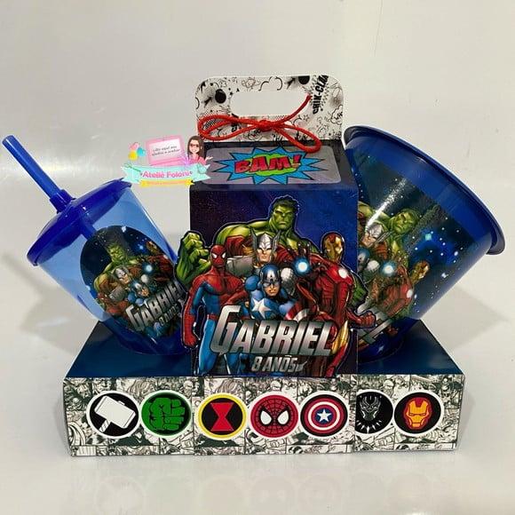 Kit Cineminha na Caixa com Alça Vingadores