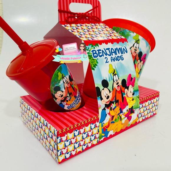 Kit Cineminha na Caixa com Alça Turma do Mickey