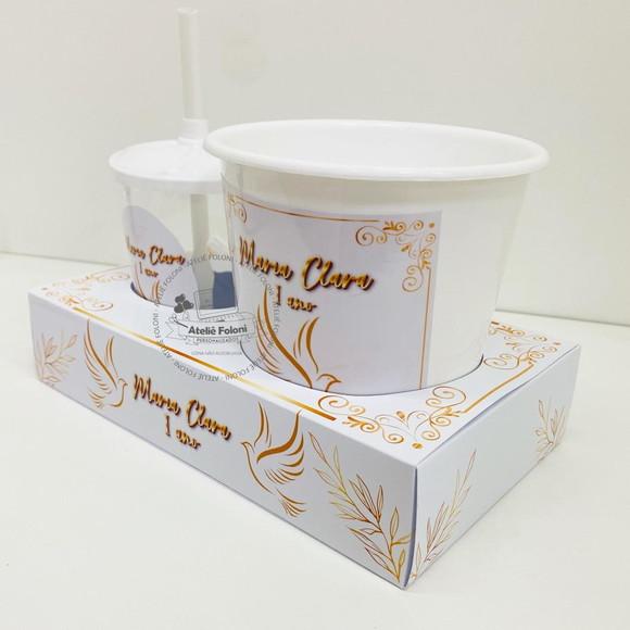 Kit Cineminha na Caixa Espírito Santo Batismo