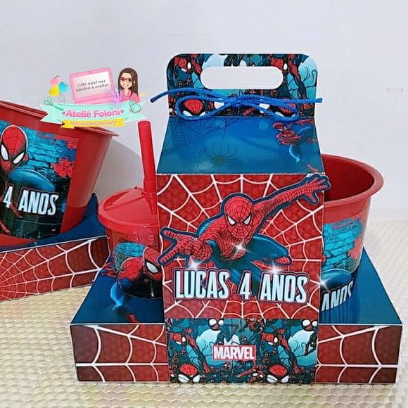 Kit Cineminha na Caixa Homem Aranha