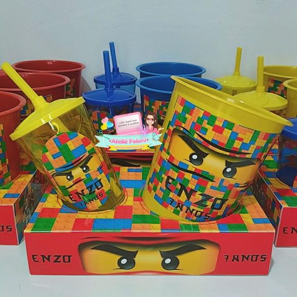 Kit Cineminha na caixa Lego