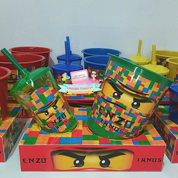 Kit Cineminha na caixa Lego