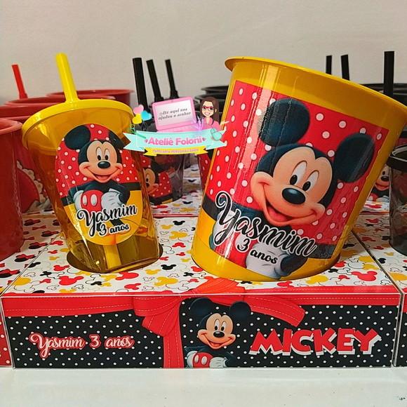 Kit Cineminha na Caixa Minnie e Mickey sem Alça