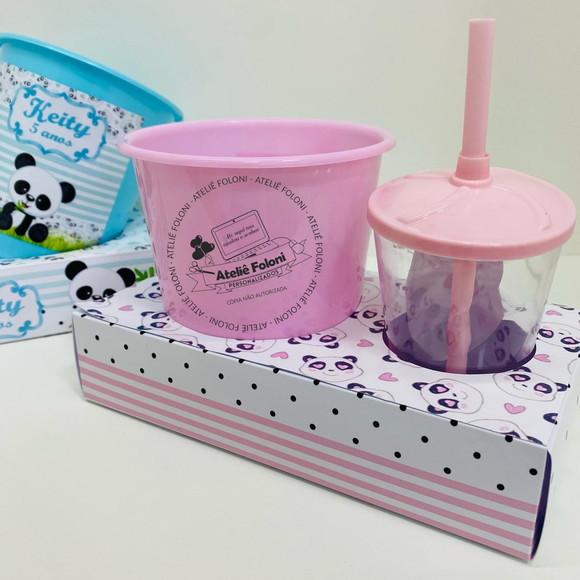 Kit Cineminha na Caixa Panda