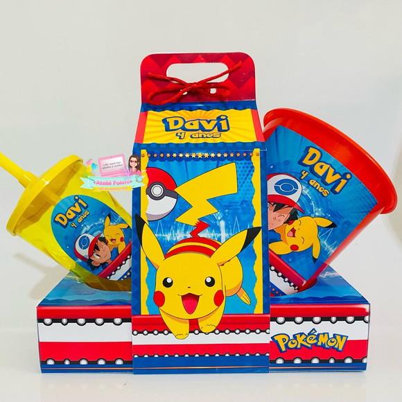 Kit Cineminha na Caixa Pikachu/pokemon