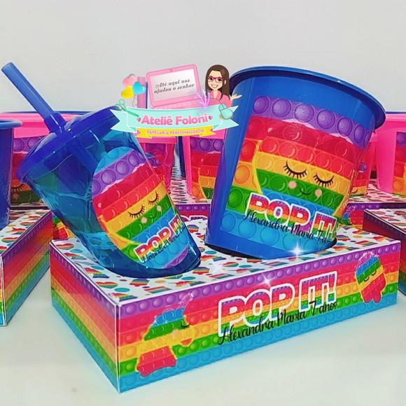 Kit Cineminha Na Caixa Pop It