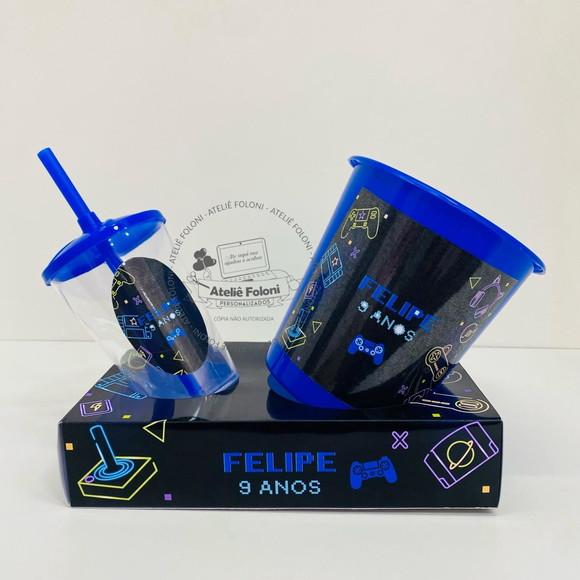 Kit Cineminha na Caixa sem Alça Vídeo Game