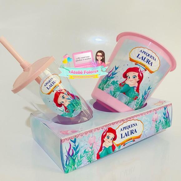 Kit Cineminha na Caixa Sereia Cute
