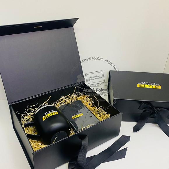 Kit Corporativo Caneca / Caderneta Emborrachada