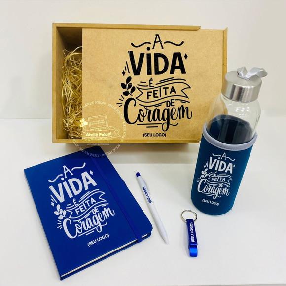 Kit Corporativo Personalizado na Caixa