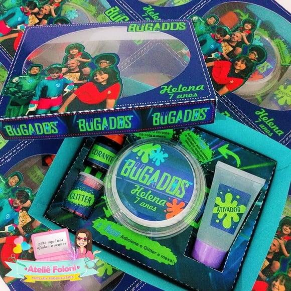 Kit Slime Personalizado Bugados