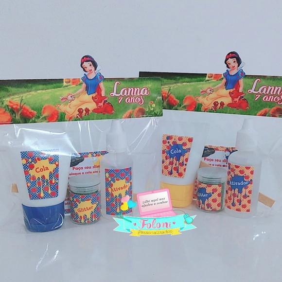 Kit Slime no saquinho Personalizado