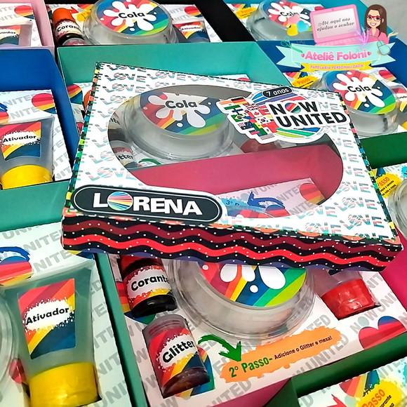 Kit Slime Personalizado Now United