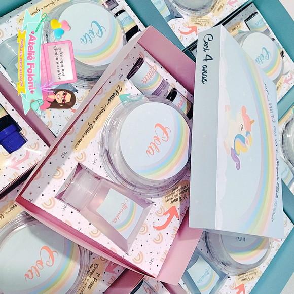 Kit Slime Personalizado Unicórnio