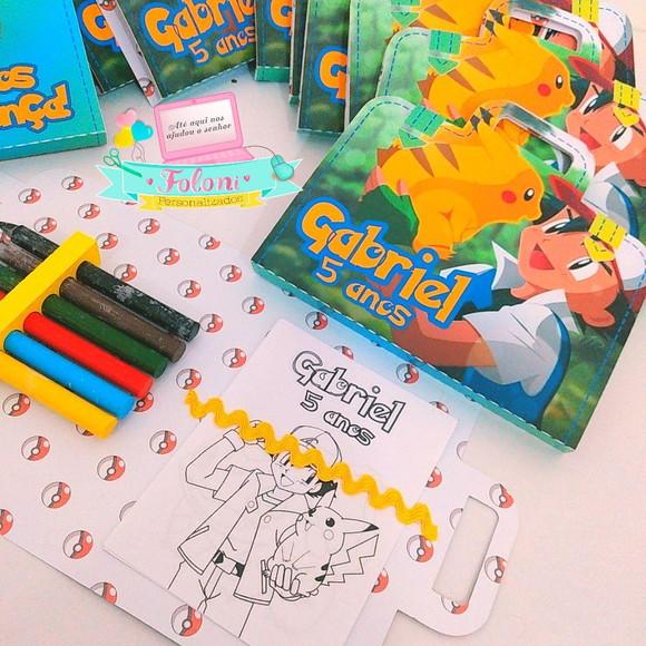 Maletinha de Colorir Pokémon