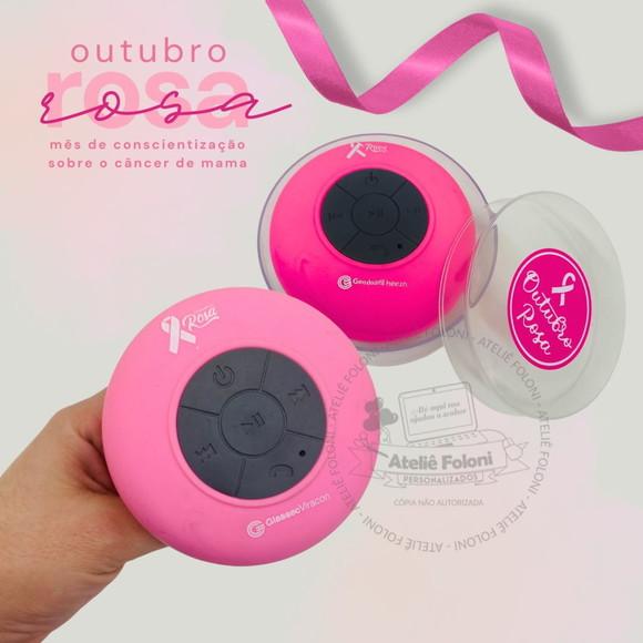 Mini Caixa de Som a Prova Água Bluetooh com Caixa Acrilica