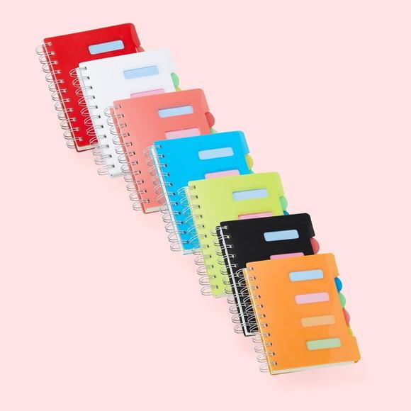 Mini Caderno com Divisórias Personalizado