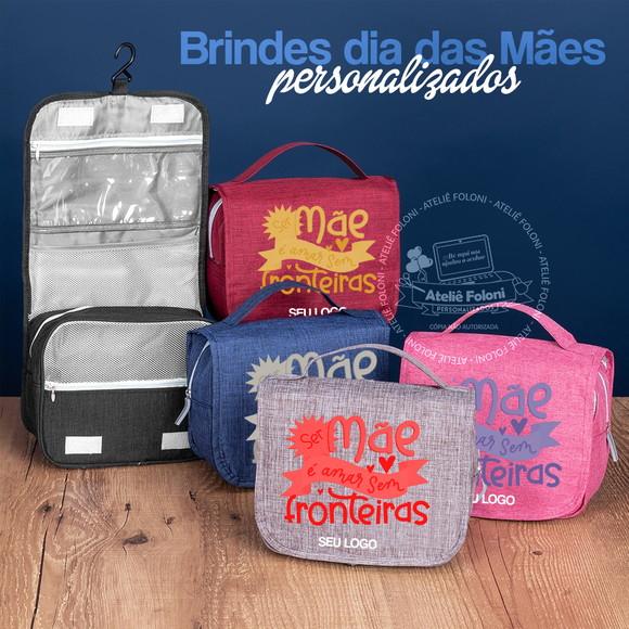 Necessaire com Divisórias Dia das Mães Personalizadas