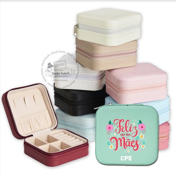Porta Jóias Personalizado Estampado Dia das Mães
