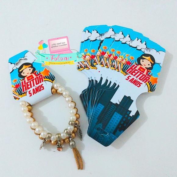 Tags para pulseiras Personalizadas