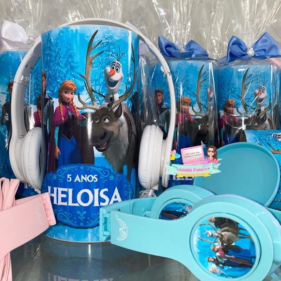 Tubolata com Headphone Personalizado Frozen