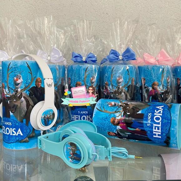 Tubolata com Headphone Personalizado Frozen