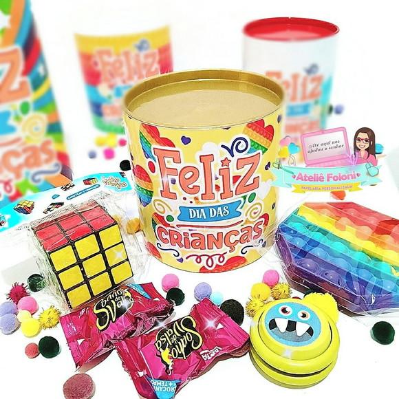 Tubolata Personalizada Com Pop It E Brinquedinhos