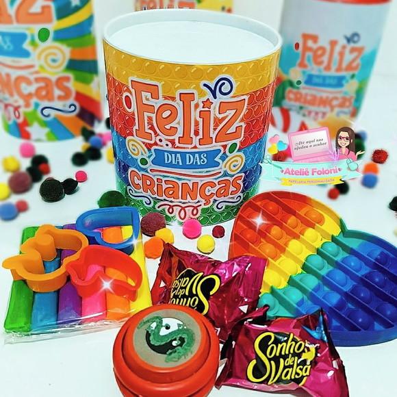 Tubolata Personalizada Com Pop It E Massinha