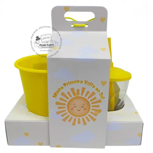 Kit Cineminha na caixa Primeira Volta ao Sol