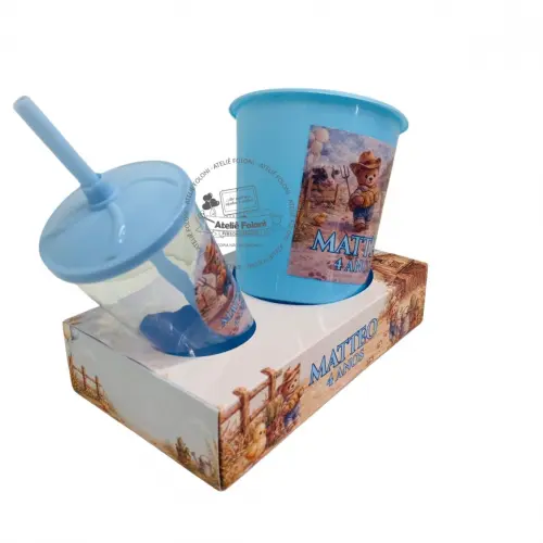 Kit Cineminha sem alça Ursinho