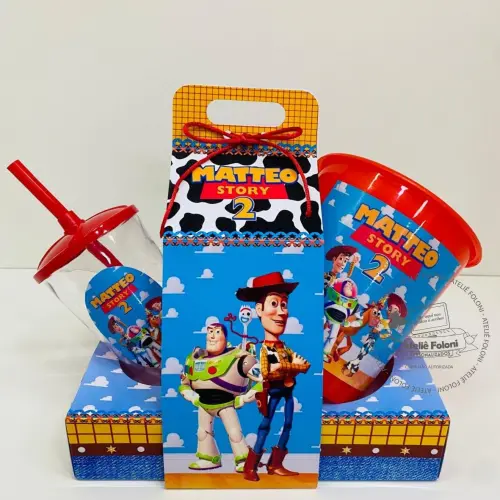 Kit Cineminha na caixa com alça Toy Story