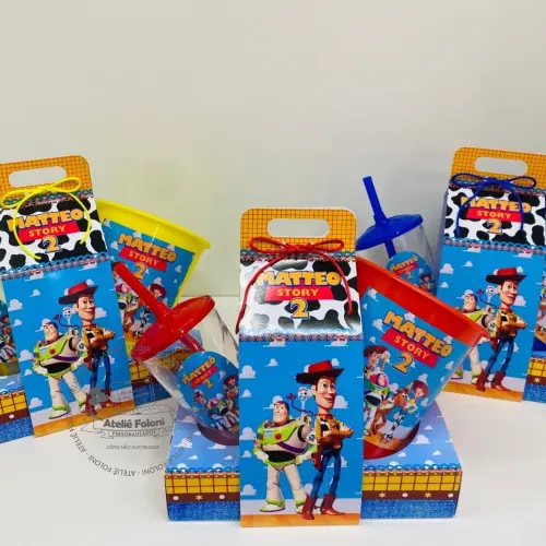 Kit Cineminha na caixa com alça Toy Story