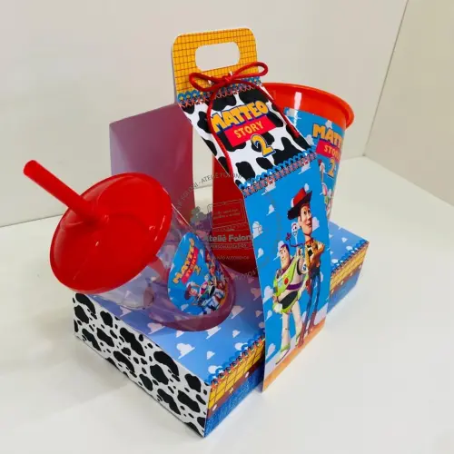 Kit Cineminha na caixa com alça Toy Story