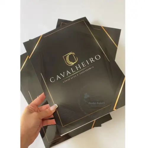 50 Pastas A4 Porta Documentos Personalizadas