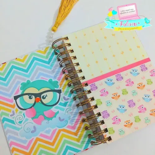 Agenda Personalizada Corujinha