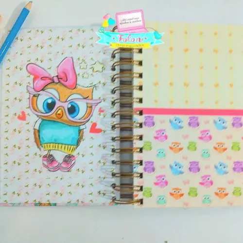 Agenda Personalizada Corujinha