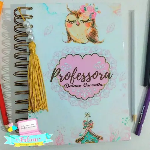 Agenda Personalizada Corujinha