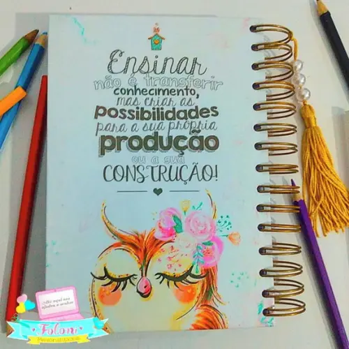 Agenda Personalizada Corujinha